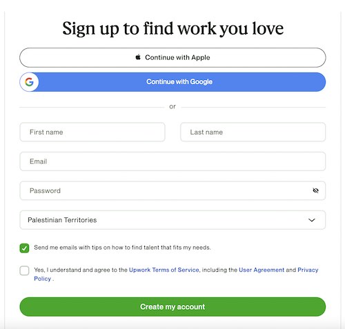 upwork شرح